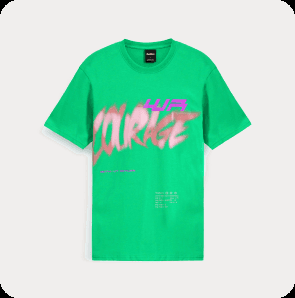 Emerald Glitz Club Shirt view 3