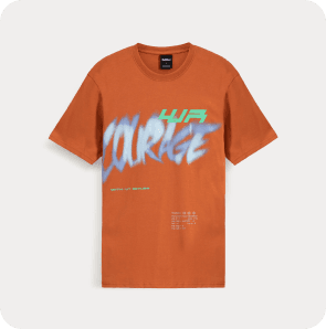 Plane Ornage Shirt