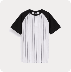 Black Stripted T-shirt